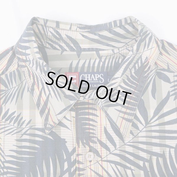 画像3: 00's CHAPS Ralph Lauren コットンハワイアンシャツ (3)