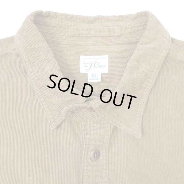 画像3: 00's J.CREW チンストラップ コーデュロイシャツ (3)