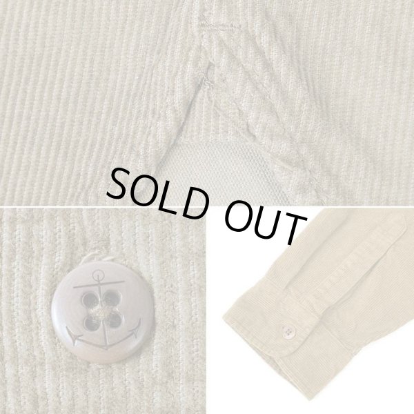 画像4: 00's J.CREW チンストラップ コーデュロイシャツ (4)