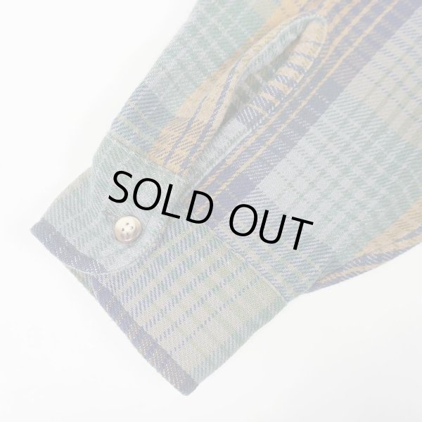 画像4: 90's FIVE BROTHER ヘビーネルシャツ "GRAY BASE" (4)