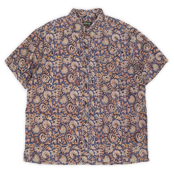 画像1: 00's ORVIS バティック柄 S/S レギュラーカラーシャツ (1)