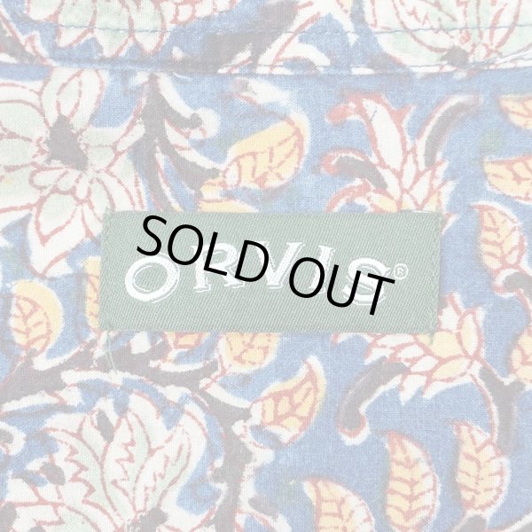 画像2: 00's ORVIS バティック柄 S/S レギュラーカラーシャツ (2)