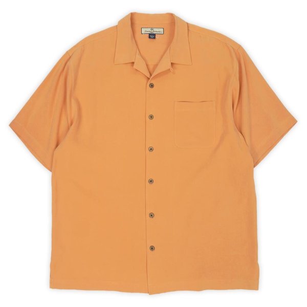 画像1: 00's Tommy Bahama S/S オープンカラー シルクシャツ (1)