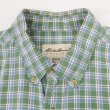 画像3: 90's Eddie Bauer S/S ボタンダウンシャツ “Green Plaid” (3)