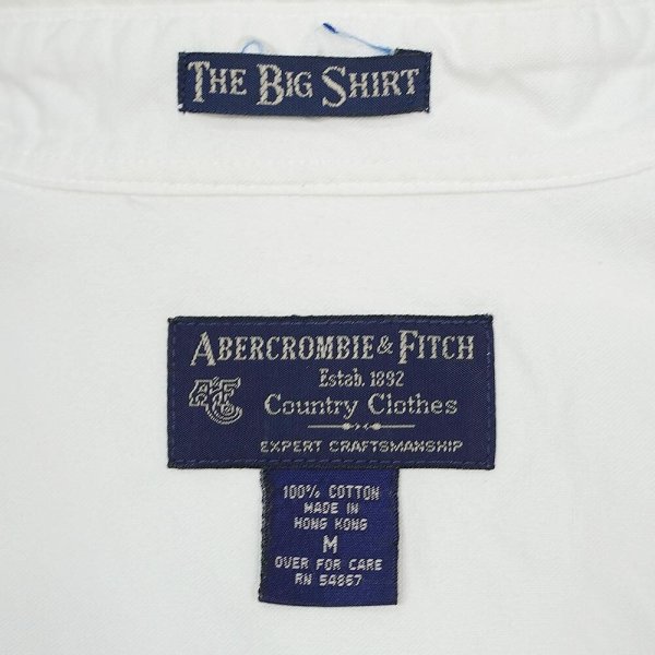 画像2: 90's ABERCROMBIE & FITCH ボタンダウンシャツ "THE BIG SHIRT" (2)
