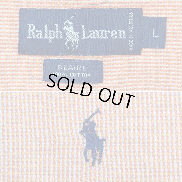 画像2: 90's Polo Ralph Lauren ボタンダウンシャツ "BLAIRE" (2)