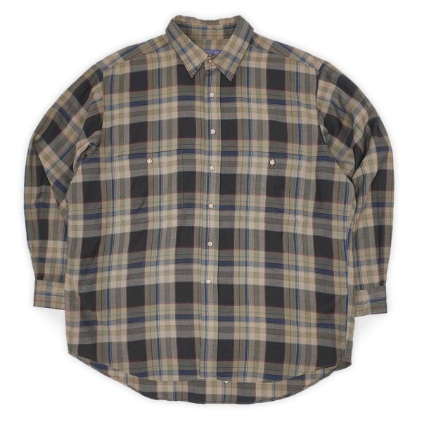 画像1: 80's SIR PENDLETON ウールワークシャツ "MADE IN USA" (1)