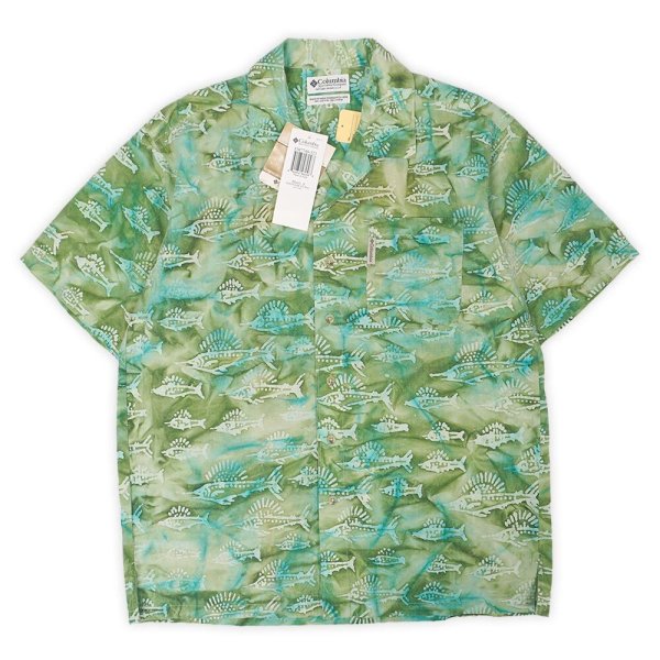 画像1: Early 00's Columbia S/S コットンハワイアンシャツ "DEADSTOCK" (1)