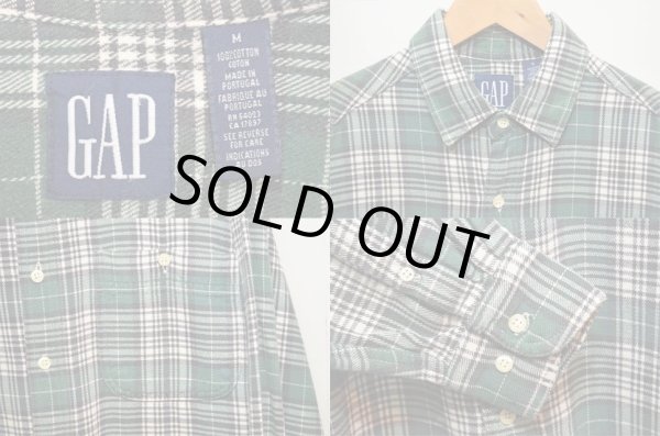 画像3: 90's OLD GAP ヘビーネルシャツ (3)