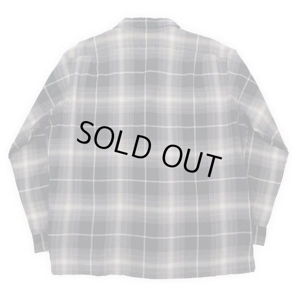 画像2: 90's Polo Ralph Lauren オンブレチェック柄 オープンカラーシャツ "STEWARD" (2)