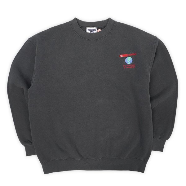 画像1: 90's Lee 企業ロゴ スウェット "MADE IN USA / FADE BLACK" (1)