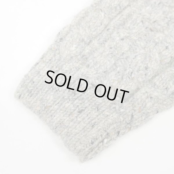 画像4: 00's L.L.Bean ネップ柄 フィッシャーマンセーター "MADE IN IRELAND" (4)