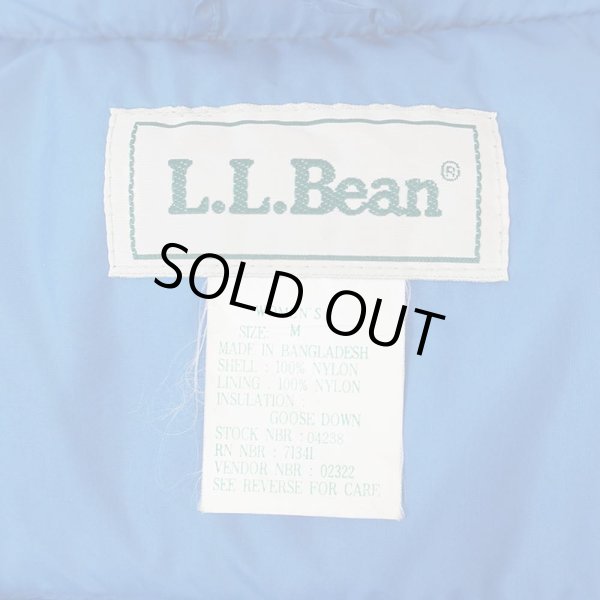 画像2: 90's L.L.Bean ダウンベスト "Blue" (2)