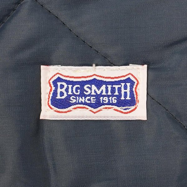 画像3: 90's BIG SMITH キルティング ワークベスト "NAVY / MADE IN USA" (3)
