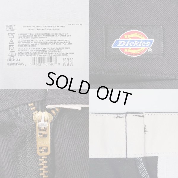 画像3: 90's Dickies 874 ワークパンツ "BLACK / MADE IN USA" (3)
