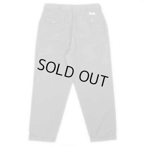 画像2: 90's Polo Ralph Lauren 2タック チノトラウザー “HAMMOND PANT / GRAY” (2)