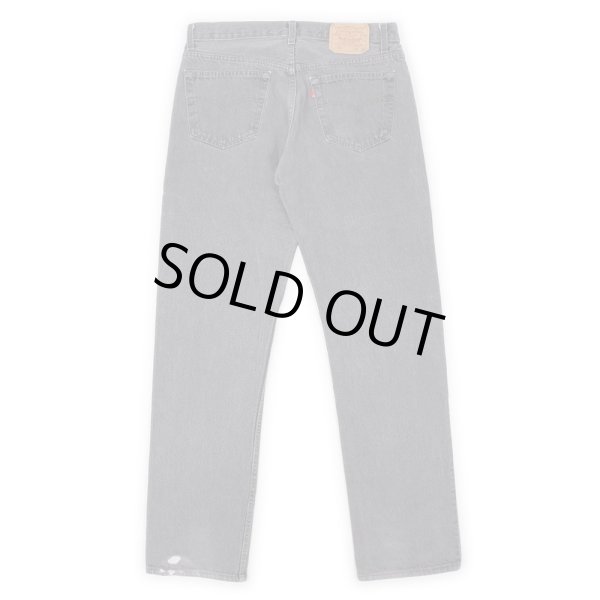 画像2: 90's Levi's 501 先染め ブラックデニムパンツ "MADE IN USA / W34 L34" (2)