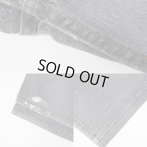 画像4: 90's Levi's 501 先染め ブラックデニムパンツ "MADE IN USA / W34 L34" (4)