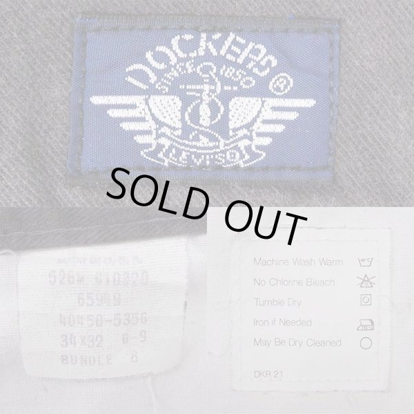 画像3: 90's DOCKERS 2タック チノトラウザー "MADE IN USA" (3)