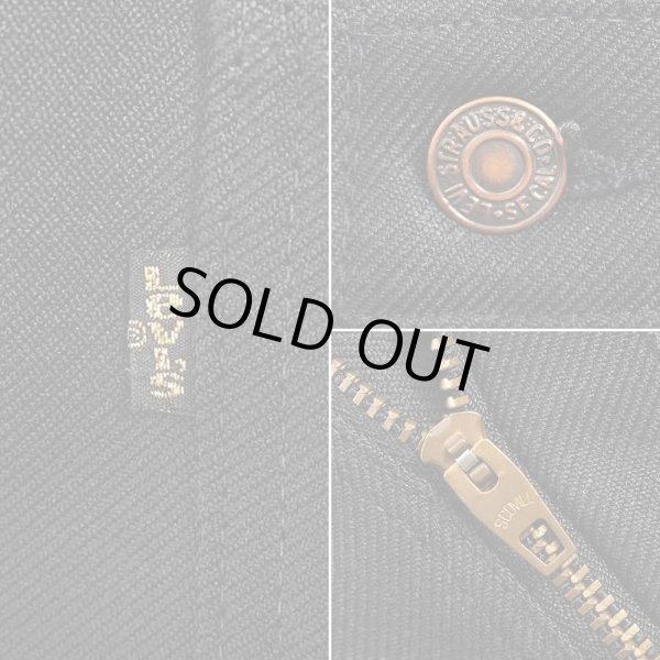 画像4: 90's Levi's 517-6159 ブーツカットパンツ "BLACK / MADE IN USA / W35 L30" (4)