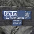 画像3: 90's Polo Ralph Lauren 2タック 太畝コーデュロイトラウザー "ANDREW PANT / BLACK" (3)