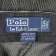 画像3: 90's Polo Ralph Lauren 2タック 太畝コーデュロイトラウザー "ANDREW PANT / BLACK" (3)