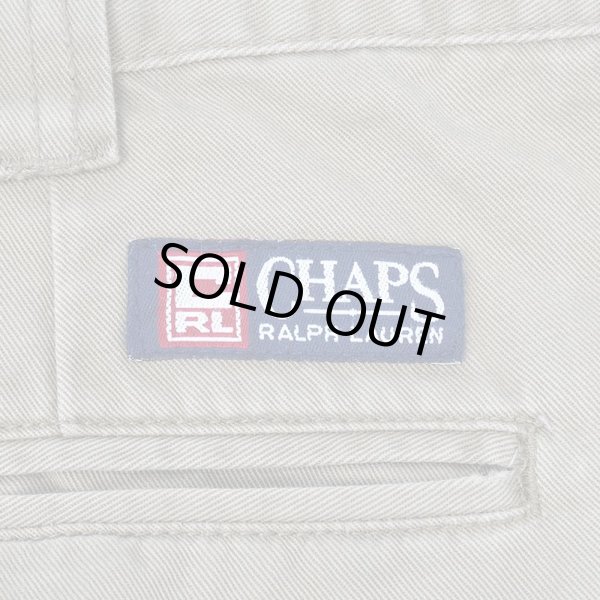 画像3: 90's CHAPS RALPH LAUREN 1タック チノカーゴパンツ (3)