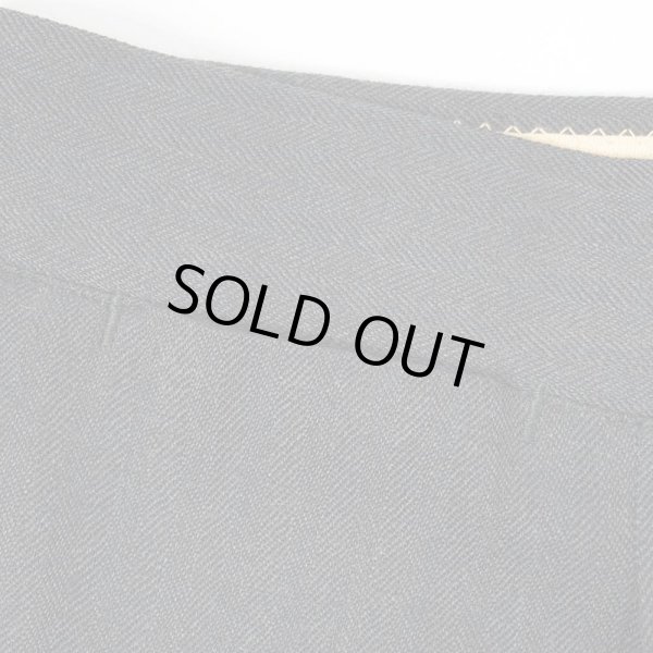 画像4: 50s unknown HBT 1タック ウールトラウザー "W32 L28相当" (4)