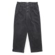 画像1: Early 00's DOCKERS 2タック 太畝コーデュロイトラウザー "W36 L30 / FADE BLACK" (1)