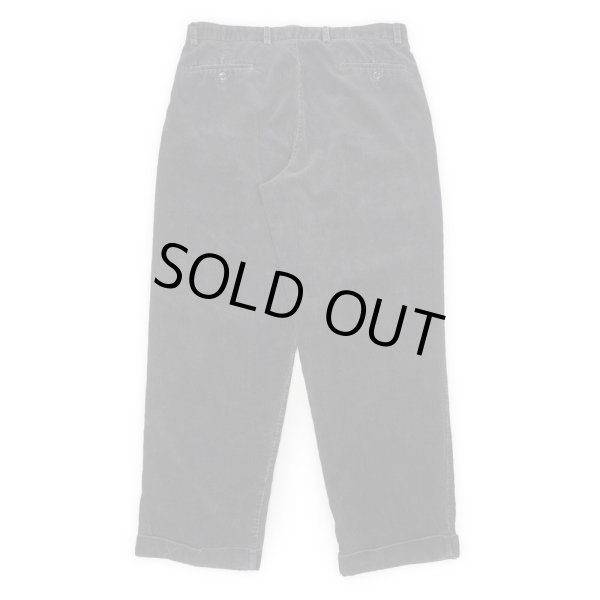 画像2: Early 00's DOCKERS 2タック 太畝コーデュロイトラウザー "W36 L30 / FADE BLACK" (2)