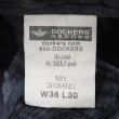 画像4: Early 00's DOCKERS 2タック 太畝コーデュロイトラウザー "W36 L30 / FADE BLACK" (4)