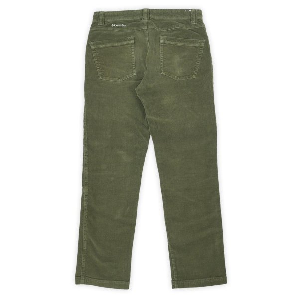 画像2: 00's Columbia ダブルニー コーデュロイパンツ "Olive" (2)