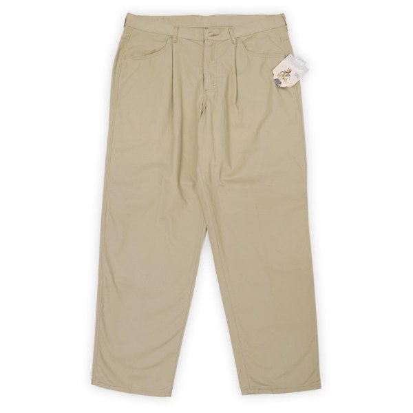 画像1: 90's Lee 190-0324 1タック コットンパンツ "DEADSTOCK / MADE IN USA / 実寸W36 L29" (1)