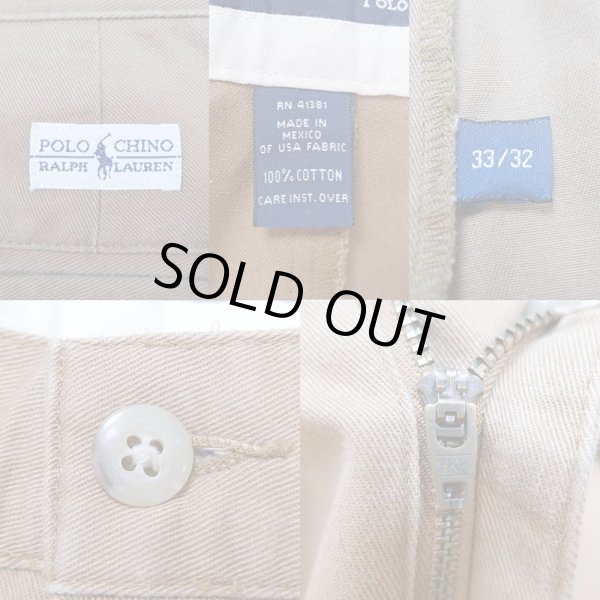 画像3: 90' POLO Ralph Lauren 2タック チノトラウザー “POLO CHINO” (3)