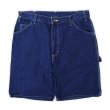 画像1: 00's Dickies デニムペインターショーツ "W34" (1)