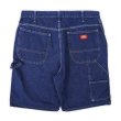 画像2: 00's Dickies デニムペインターショーツ "W34" (2)