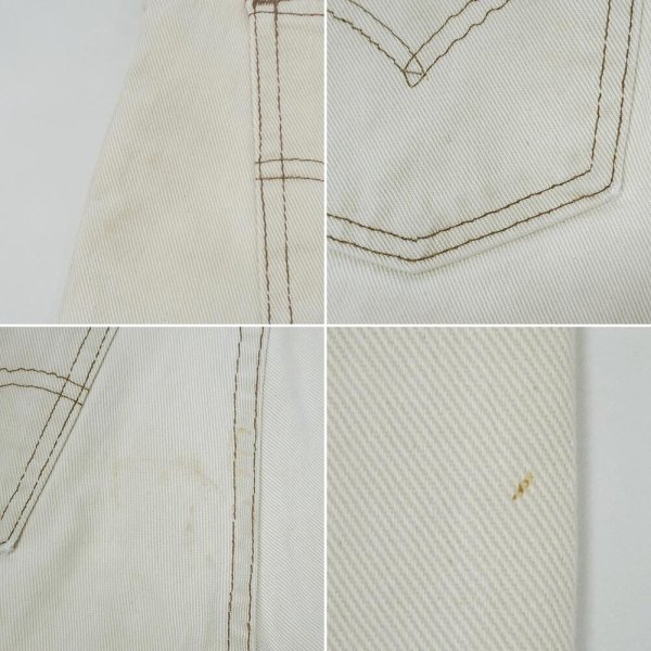 画像5: 90's Levi's 550 デニムショーツ “OFF WHITE / W32 L00 / MADE IN USA” (5)