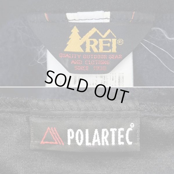 画像2: 90's REI パイルフリースジャケット “POLARTEC / NAVY” (2)