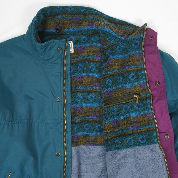 画像5: 80's L.L.Bean パイルフリースライナー ナイロンジャケット "MADE IN USA" (5)