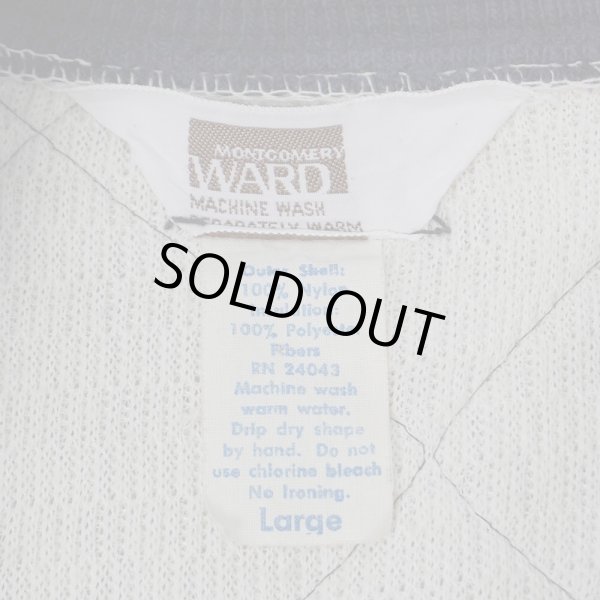 画像2: 70's MONTGOMERY WARD サーマルライナー キルティングジャケット (2)