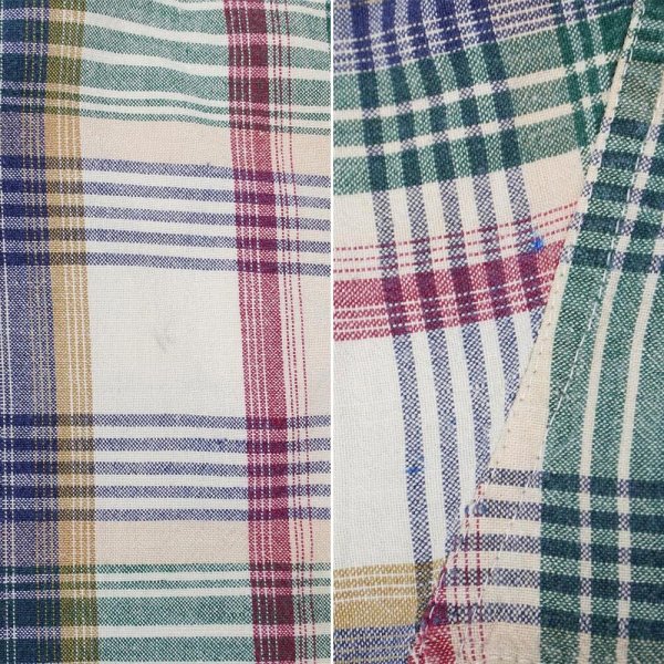 画像5: 90's Pari's Sport Club マドラスチェック柄 コットンアノラック (5)