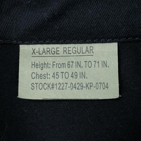 画像2: 00's ROTHCO BDUジャケット “BLACK / XL-R” (2)