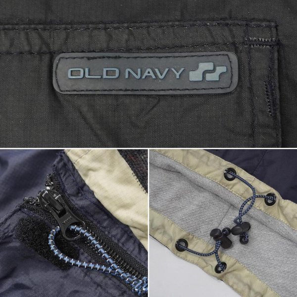画像3: 00's OLD NAVY ナイロンフーディージャケット (3)