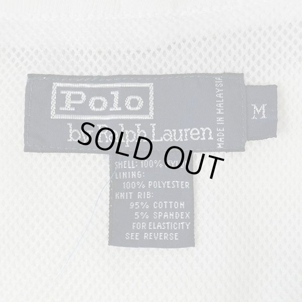 画像2: 90's Polo Ralph Lauren クルーネック ウインドブレーカー “WHITE” (2)