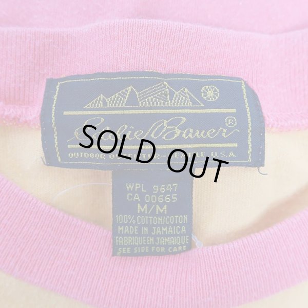 画像2: 80-90's Eddie Bauer カラーブロック Tシャツ (2)