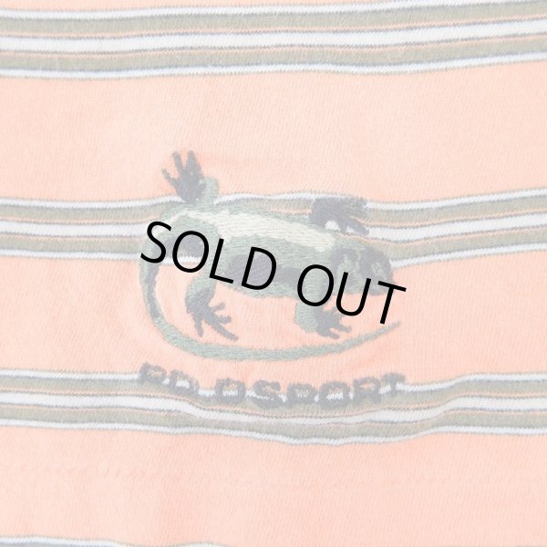 画像3: 90's POLO SPORT マルチボーダーTシャツ (3)