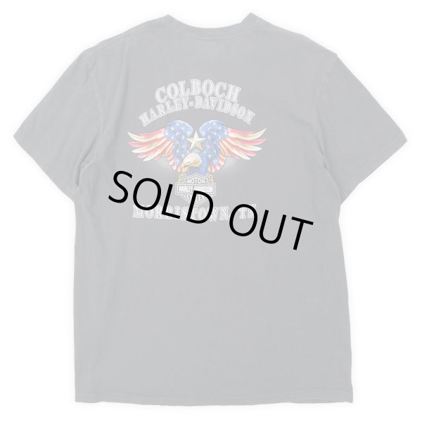 画像2: 00's HARLEY-DAVIDSON 両面プリントTシャツ (2)