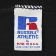 画像2: 90's RUSSELL L/S ブランクTシャツ "BLACK / MADE IN USA" (2)