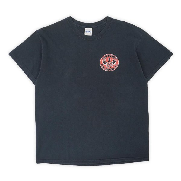 画像2: 00's LOW RIDERS MC 両面プリントTシャツ (2)