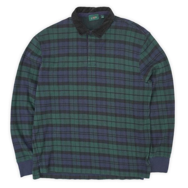 画像1: 00's J.CREW L/S ポロシャツ (1)